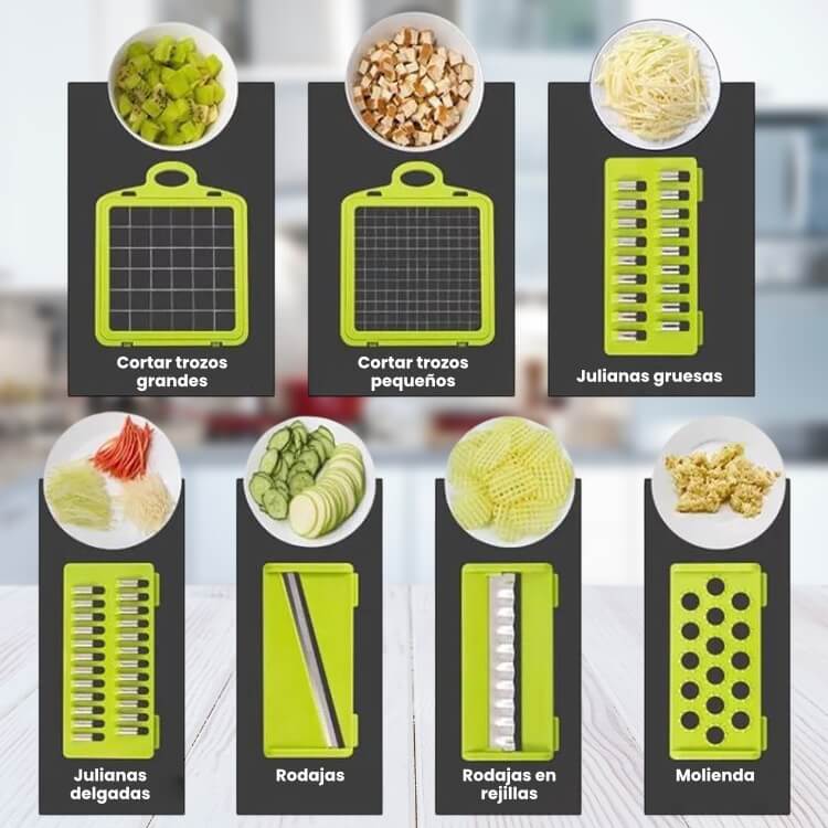 Cortadora de Verduras 7 en 1